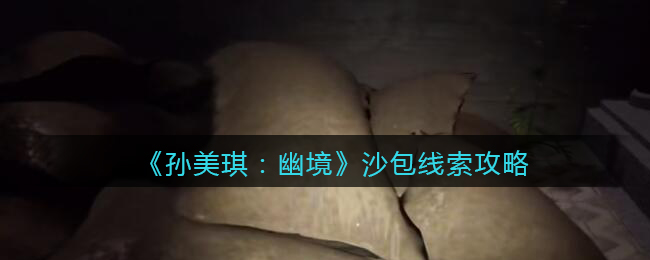 《孙美琪疑案:幽境》四级线索攻略——沙包