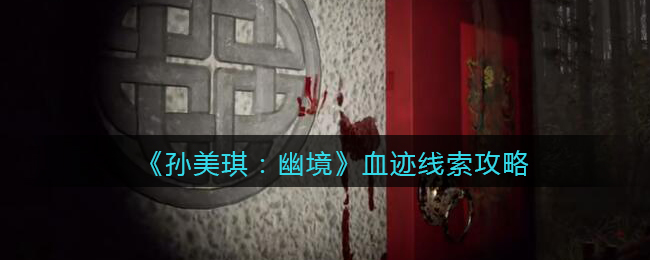 《孙美琪疑案:幽境》四级线索攻略——血迹