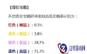 永劫无间手游奇珍宝箱保底价格 神品概率一览