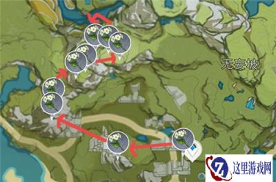 原神清心采集路线是什么 清心采集点位置分享