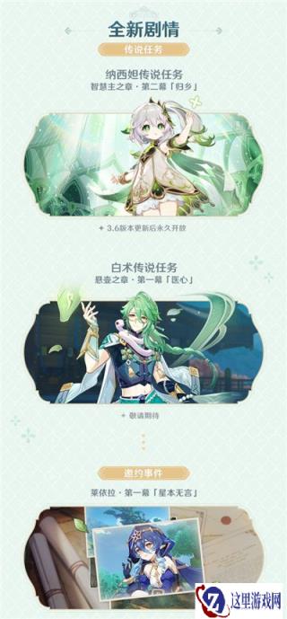 原神3.6版本更新预告 盛典与慧业版本内容一览
