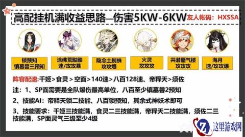 阴阳师毁灭之战5KW伤害高配挂机阵容推荐