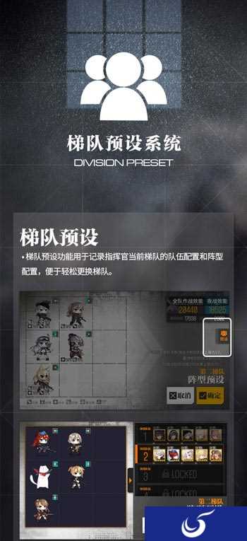 梯队预设系统《少女前线》新版内容介绍
