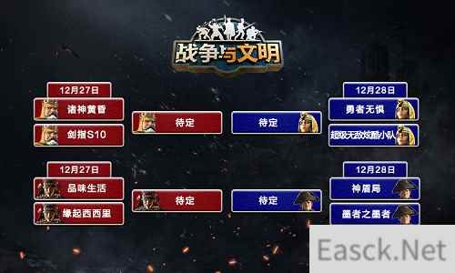 八强诞生!《战争与文明》赛区决战将启!