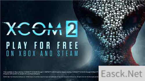 《幽浮2》Xbox、Steam平台限时免费试玩 4月底结束