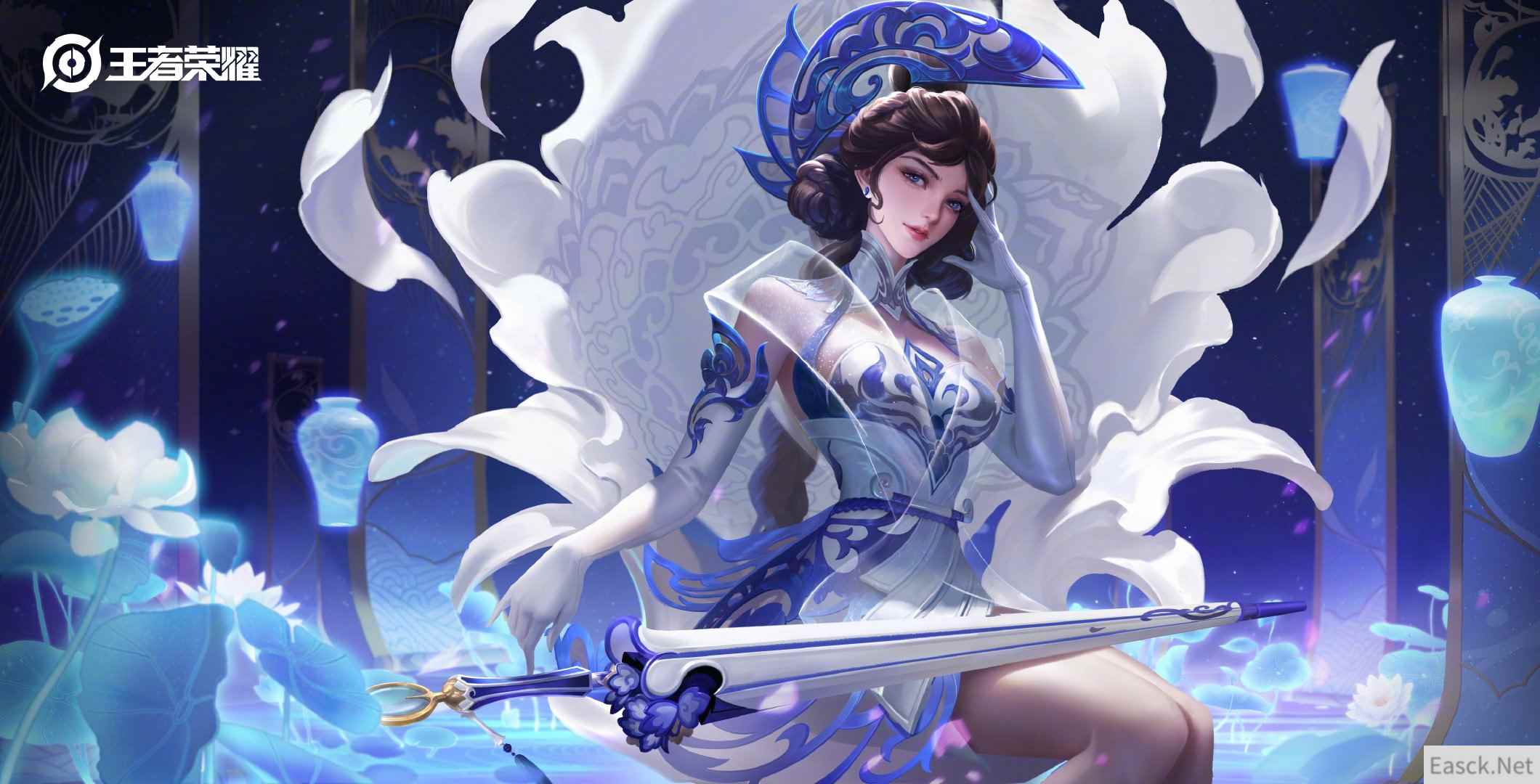 王者荣耀露娜新皮肤 女神鉴宝家能与瓷器共鸣