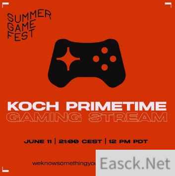 官方宣布Koch Media将在E3期间举办专场展会