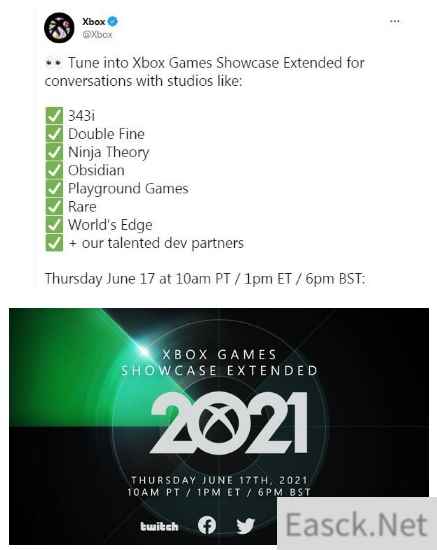 微软将于6月18日凌晨举办加长版Xbox发布会