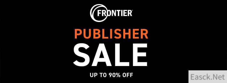 Frontier发行商特卖活动 最高可享1折优惠