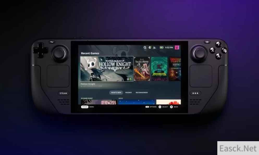 Steam新一周销量榜 Steam Deck五连冠