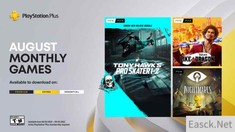 PS+欧美服会免游戏公布 如龙7、小小梦魇等